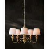 Modern European furniture - 5-Light Linen Classic Chandelier - www.oroa.com