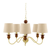 Modern European furniture - 5-Light Linen Classic Chandelier - www.oroa.com