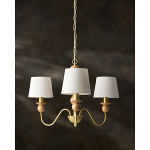   3-Light Linen Classic Chandelier | Oroa.com