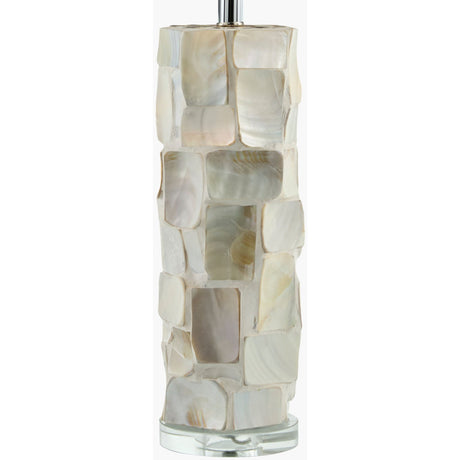 Modern European furniture - Cream Shell Accent Table Lamp - www.oroa.com