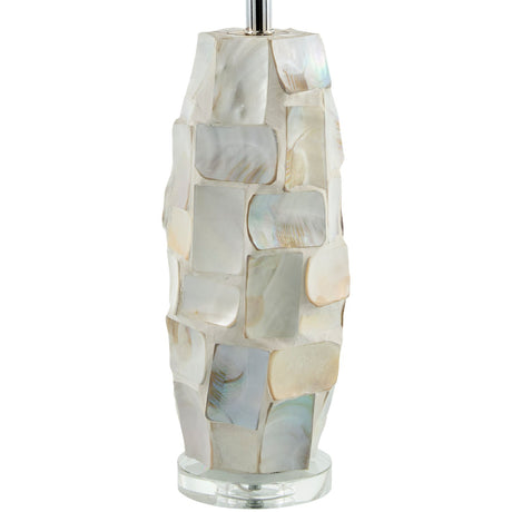 Modern European furniture - Cream Inlaid Shell Table Lamp - www.oroa.com
