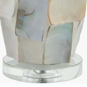   Modern European furniture - Cream Inlaid Shell Table Lamp - www.oroa.com | Oroa.com