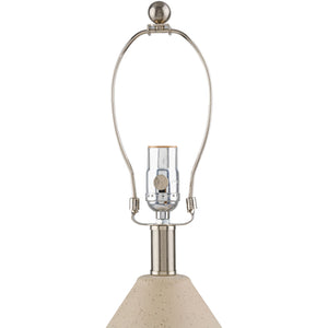  Modern European furniture - Beige Ceramic Geometrical Table Lamp - www.oroa.com | Oroa.com