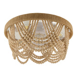 Modern European furniture - Wooden Beads Cascade Chandelier - www.oroa.com