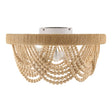 Modern European furniture - Wooden Beads Cascade Chandelier - www.oroa.com