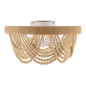 Modern European furniture - Wooden Beads Cascade Chandelier - www.oroa.com