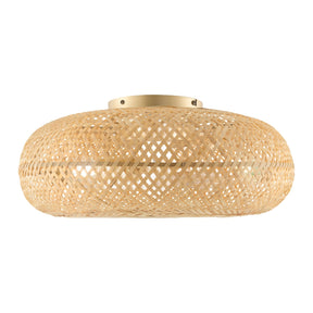 Modern European furniture - Woven Rattan Cane Chandelier - www.oroa.com