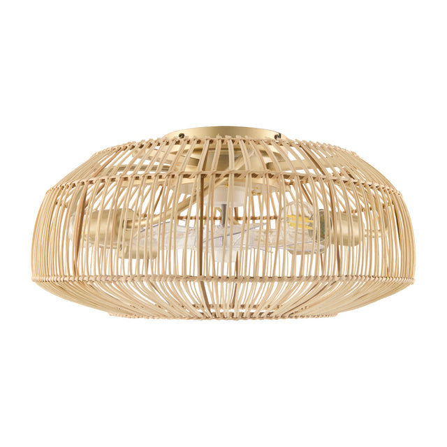Modern European furniture - Rattan Cane 4-Light Chandelier - www.oroa.com