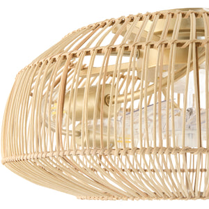   Modern European furniture - Rattan Cane 4-Light Chandelier - www.oroa.com | Oroa.com