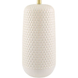 Modern European furniture - Cream Painted Ceramic Table Lamp - www.oroa.com
