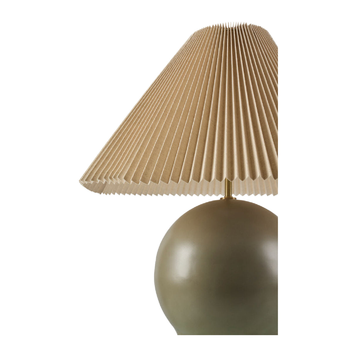   Pleated Linen Cement Table Lamp | Oroa.com