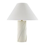 Modern European furniture - White Concrete Cotton Table Lamp - www.oroa.com
