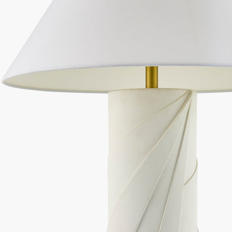 Modern European furniture - White Concrete Cotton Table Lamp - www.oroa.com