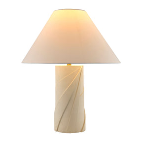 Modern European furniture - White Concrete Cotton Table Lamp - www.oroa.com