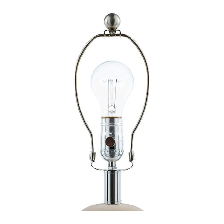Modern European furniture - Linen Glazed Ceramic Table Lamp - www.oroa.com