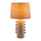 Modern European furniture - Linen Glazed Ceramic Table Lamp - www.oroa.com