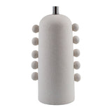 Modern European furniture - Linen Glazed Ceramic Table Lamp - www.oroa.com