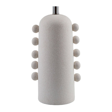 Modern European furniture - Linen Glazed Ceramic Table Lamp - www.oroa.com
