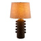 Modern European furniture - Linen Glazed Ceramic Table Lamp - www.oroa.com