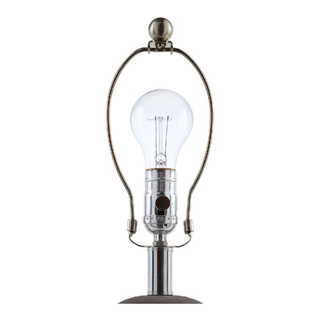 Modern European furniture - Linen Glazed Ceramic Table Lamp - www.oroa.com