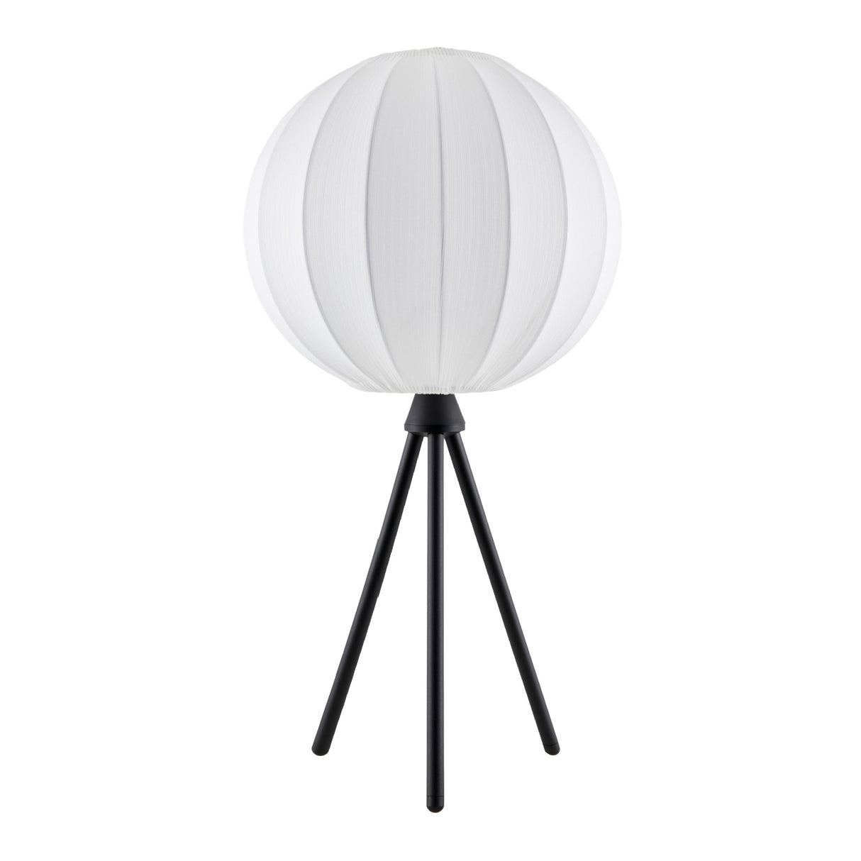   Modern European furniture - White Cotton Tripod Table Lamp - www.oroa.com | Oroa.com