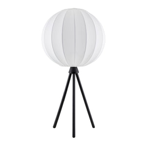   Modern European furniture - White Cotton Tripod Table Lamp - www.oroa.com | Oroa.com