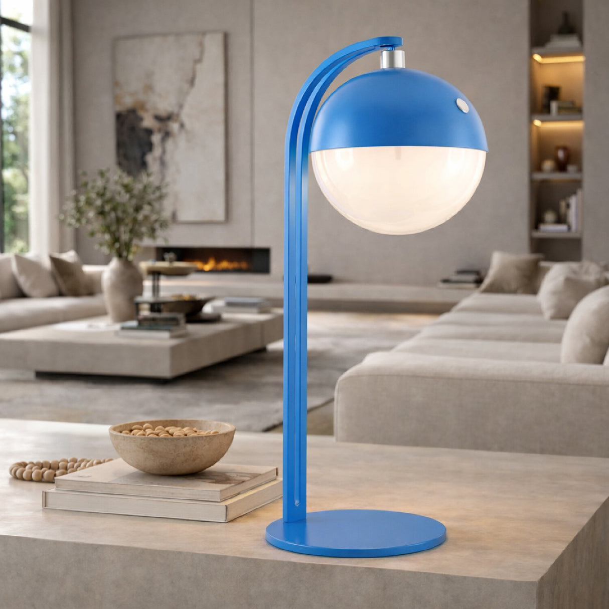   Painted Iron Modern Table Lamp | Oroa.com