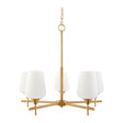 Modern European furniture - 5-Light Glass Chandelier - www.oroa.com