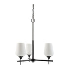 Modern European furniture - Glass 3-Light Chandelier - www.oroa.com