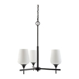 Modern European furniture - Glass 3-Light Chandelier - www.oroa.com
