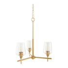 Modern European furniture - Glass 3-Light Chandelier - www.oroa.com