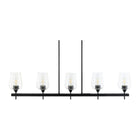 Modern European furniture - Glass 5-Light Linear Chandelier - www.oroa.com