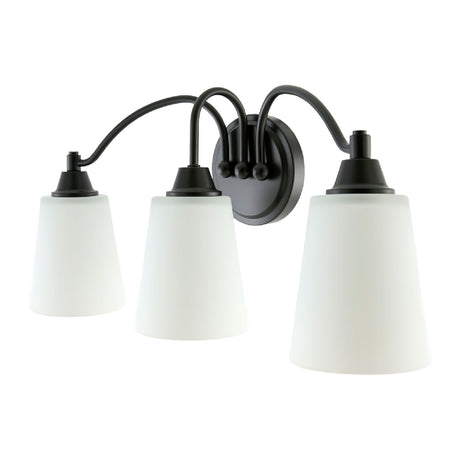 Modern European furniture - Glass Shades 3-Light Wall Lamp - www.oroa.com