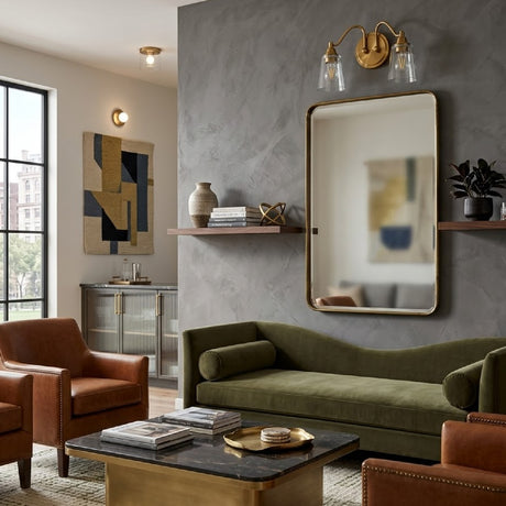   Glass Shades 2-Light Wall Lamp | Oroa.com