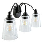 Modern European furniture - Glass Shades 3-Light Wall Lamp - www.oroa.com