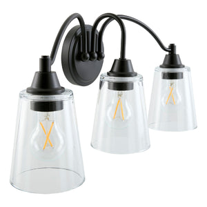   Modern European furniture - Glass Shades 3-Light Wall Lamp - www.oroa.com | Oroa.com