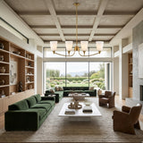 Modern European furniture - Glass Shades 4-Light Chandelier - www.oroa.com