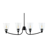 Modern European furniture - Glass Shades 4-Light Chandelier - www.oroa.com