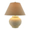 Modern European furniture - Ceramic Beige Linen Table Lamp - www.oroa.com