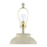 Modern European furniture - Ceramic Beige Linen Table Lamp - www.oroa.com