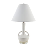 Modern European furniture - Empire Linen Ceramic Table Lamp - www.oroa.com