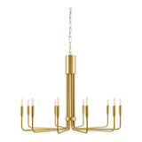 Modern European furniture - Gold 10-Light Pendant Lamp - www.oroa.com