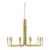Modern European furniture - Gold 10-Light Pendant Lamp - www.oroa.com