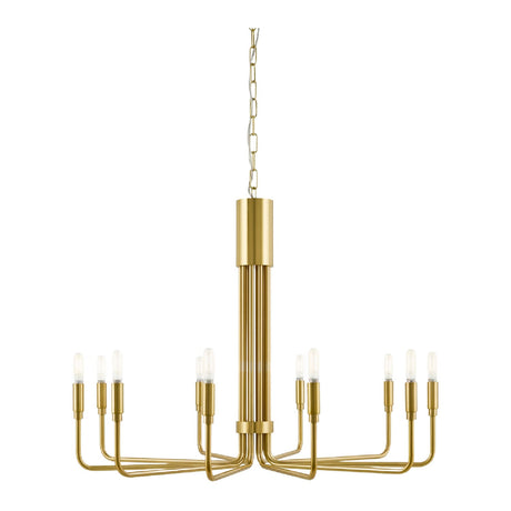Modern European furniture - Gold 10-Light Pendant Lamp - www.oroa.com