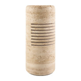 Modern European furniture - Beige Travertine Accent Table Lamp - www.oroa.com