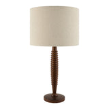 Modern European furniture - Beige Linen Accent Table Lamp - www.oroa.com