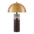 Modern European furniture - Gold Metal Dome Table Lamp - www.oroa.com