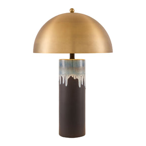 Modern European furniture - Gold Metal Dome Table Lamp - www.oroa.com