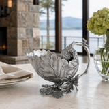 Pure Pewter Oak Leaf Gravy Boat - OROA