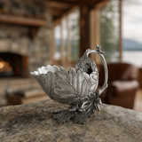 Pure Pewter Oak Leaf Gravy Boat - OROA